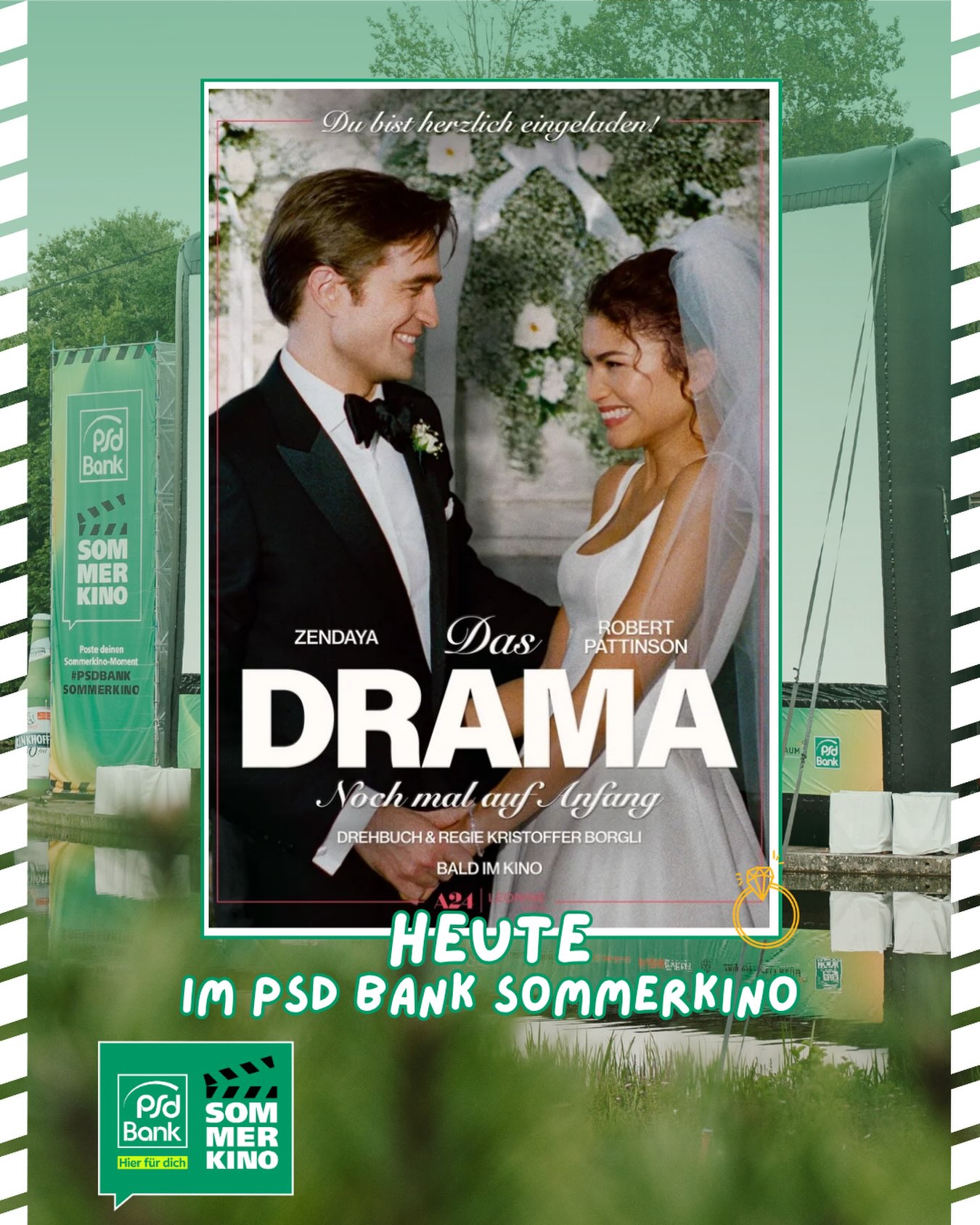 Heute bei uns: DAS DRAMA - NOCH MAL AUF ANFANG 👰🏻‍♀️🤵🏻‍♂️

Ein glücklich verlobtes Paar steht kurz vor der Traumhochzeit - doch in den Tagen vor dem Ja-Wort bröckelt die Fassade. Eine unerwartete Enthüllung wirft nicht nur die Hochzeitsplanung aus der Bahn, sondern alles, was sie über einander zu wissen glauben.

Kommst du vorbei? 🫶🏻
